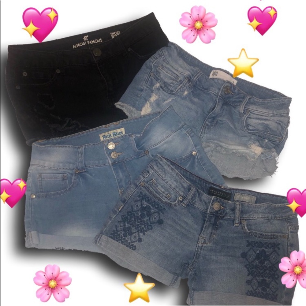 Summer Jean Shorts — Bundle of 4!! ♡